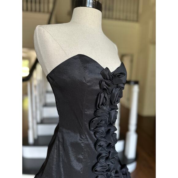 Y2K McClintock Special Occasion Ruffle Bubble Mini Dress Prom Party WhimsyGoth - Picture 6 of 10